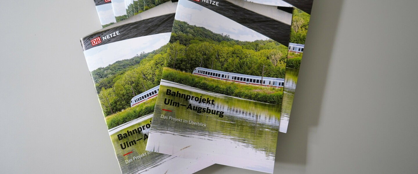 Broschüren Bahnprojekt Ulm-Augsburg